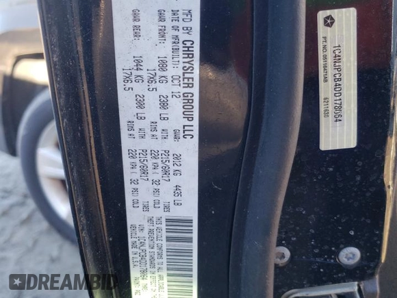 2013 Jeep Patriot Limited with VIN 1C4NJPCB4DD178064, listed as a Copart auction lot 88715825 with 125,193 mi miles and Clean title. Bid and sale history available at DreamBid. Image 13.