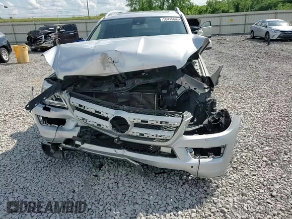 2014 Mercedes-Benz GL 450 with VIN 4JGDF7CE1EA400484, listed as a Copart auction lot 56415605 with 157,393 mi miles and Salvage title. Bid and sale history available at DreamBid. Image 14.