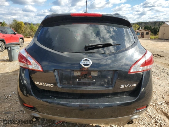 2011 Nissan Murano SL with VIN JN8AZ1MW4BW179985, listed as a Copart auction lot 81029644 with 144,221 mi miles and Salvage Title. Bid and sale history available at carsss.com. Image 6.