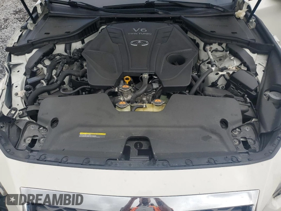 2022 Infiniti Q50 Luxe with VIN JN1EV7BR7NM340678, listed as a Copart auction lot 53838185 with 36,834 mi miles and Salvage title. Bid and sale history available at DreamBid. Image 11.