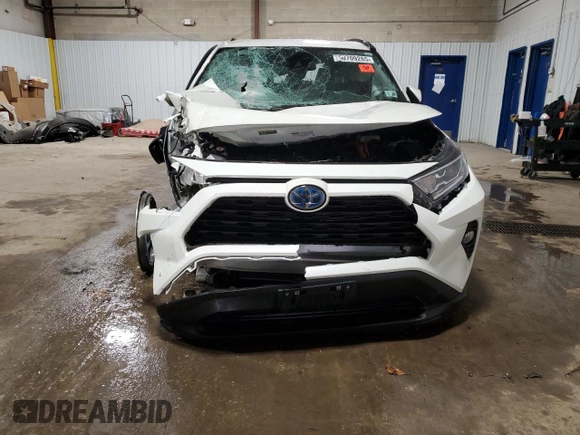 2021 Toyota RAV4 Hybrid LE with VIN 4T3B6RFV4MU025662, listed as a Copart auction lot 50709265 with 19,210 mi miles and Salvage Title. Bid and sale history available at carsss.com. Image 5.