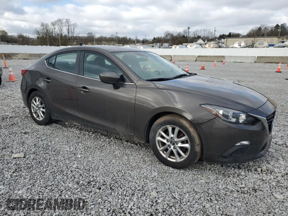 2014 Mazda 3 i Grand Touring with VIN JM1BM1W78E1107449, listed as a Copart auction lot 52378045 with 98,035 mi miles and Salvage Title. Bid and sale history available at carsss.com. Image 4.