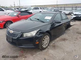 2014 Chevrolet Cruze ECO with VIN 1G1PH5SBXE7476296, listed as a IAAI auction lot 41892997 with 102,143 mi miles. Bid and sale history available at carsss.com. Image 2.