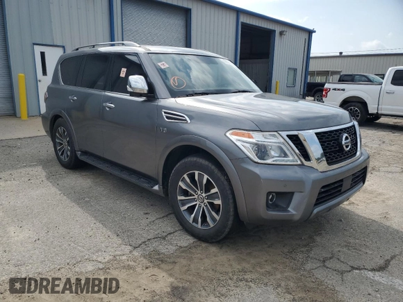 2019 Nissan Armada SL z VIN JN8AY2NDXK9088594, wystawiony jako Copart lot #59639735 z przebiegiem 127 938 mil mil oraz Szkoda całkowita • Salvage title. Historia ofert i sprzedaży dostępna na DreamBid. Obrazek 4.