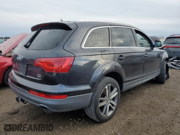 2010 Audi Q7 3.6L Premium Plus with VIN WA1LYAFE5AD008615, listed as a Copart auction lot 80722914 with 0 mi miles and Salvage Title. Bid and sale history available at carsss.com. Image 3.
