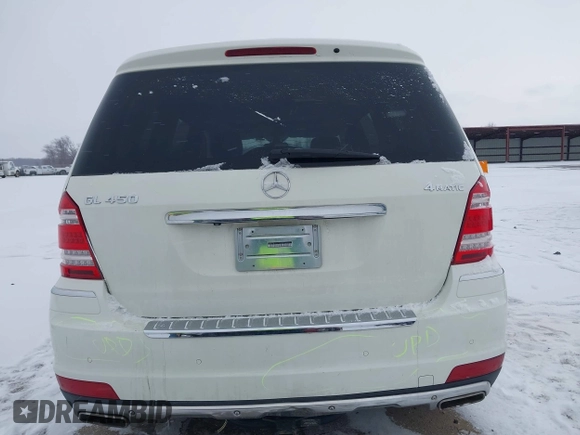 2012 Mercedes-Benz GL-Class GL 450 with VIN 4JGBF7BE1CA778228, listed as a IAAI auction lot 41600173 with 115,605 mi miles. Bid and sale history available at carsss.com. Image 17.