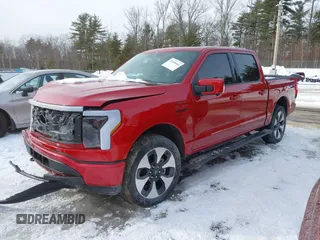 2023 Ford F-150 Lightning Pro with VIN 1FT6W1EV2PWG16485, listed as a IAAI auction lot 41496664 with 7,171 mi miles and . Bid and sale history available at DreamBid. Image 2.