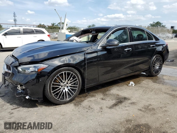 2024 Mercedes-Benz C 300 with VIN W1KAF4GB1RR169671, listed as a Copart auction lot 54357675 with Not Provided miles and Salvage Title. Bid and sale history available at DreamBid. Image 1.