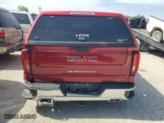 2022 GMC Sierra 1500 Limited SLT with VIN 3GTU9DEDXNG211591, listed as a Copart auction lot 68378384 with 20,016 mi miles and Salvage Title. Bid and sale history available at carsss.com. Image 6.