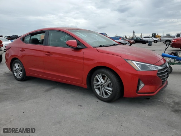 2020 Hyundai Elantra Value Edition with VIN 5NPD84LF0LH569696, listed as a Copart auction lot 56100393 with 72,361 mi miles and Salvage Title. Bid and sale history available at carsss.com. Image 4.