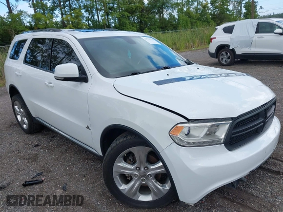2015 Dodge Durango Limited with VIN 1C4RDJDGXFC947109, listed as a IAAI auction lot 39715331 with 152,655 mi miles and . Bid and sale history available at carsss.com. Image 1.