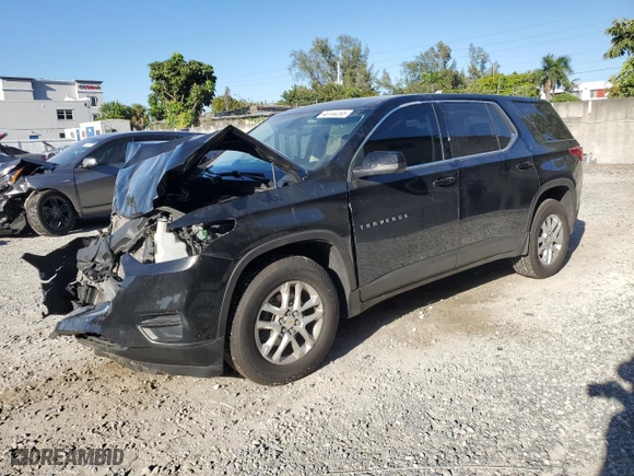 2021 Chevrolet Traverse LS with VIN 1GNERFKW6MJ267537, listed as a Copart auction lot 52134765 with 79,147 mi miles and Non Repairable. Bid and sale history available at carsss.com. Image 1.
