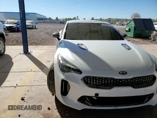 2019 Kia Stinger GT with VIN KNAE35LC0K6052421, listed as a Copart auction lot 84418464 with 83,103 mi miles and Salvage Title. Bid and sale history available at DreamBid. Image 10.