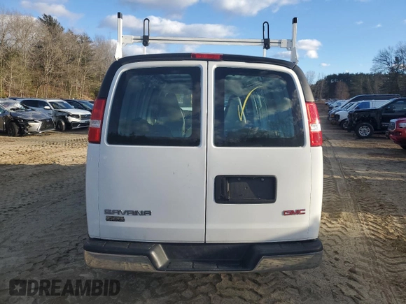 2023 GMC Savana Cargo z VIN 1GTW7AFP4P1188784, wystawiony jako Copart lot #88320445 z przebiegiem 55 278 mil mil oraz Szkoda całkowita • Salvage title. Historia ofert i sprzedaży dostępna na DreamBid. Obrazek 6.