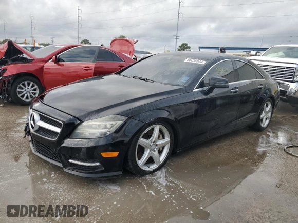2013 Mercedes-Benz CLS 550 with VIN WDDLJ7DB8DA080670, listed as a Copart auction lot 86738044 with 100,652 mi miles and Salvage title. Bid and sale history available at DreamBid. Image 1.