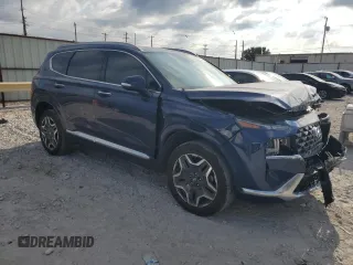 2021 Hyundai Santa Fe Calligraphy with VIN 5NMS5DAL1MH316247, listed as a Copart auction lot 63686564 with 54,291 mi miles and Clean title. Bid and sale history available at DreamBid. Image 4.