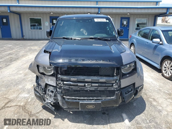 2023 Land Rover Defender X with VIN SALEX7EUXP2200655, listed as a Copart auction lot 56736425 with 28,559 mi miles and Salvage title. Bid and sale history available at DreamBid. Image 5.