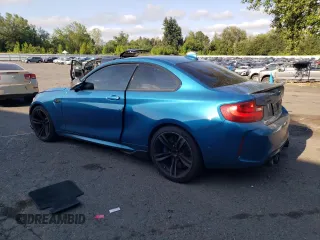 2017 BMW M2 with VIN WBS1H9C55HV786233, listed as a Copart auction lot 63596764 with 0 mi miles and Salvage Title. Bid and sale history available at carsss.com. Image 2.