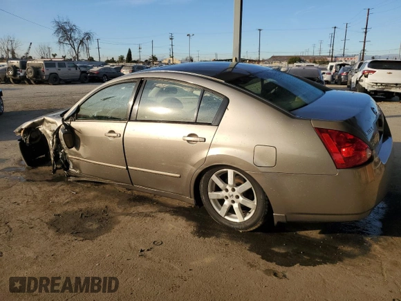 2006 Nissan Maxima 3.5 SL with VIN 1N4BA41E86C812182, listed as a Copart auction lot 42123475 with 126,190 mi miles and Salvage Title. Bid and sale history available at carsss.com. Image 2.