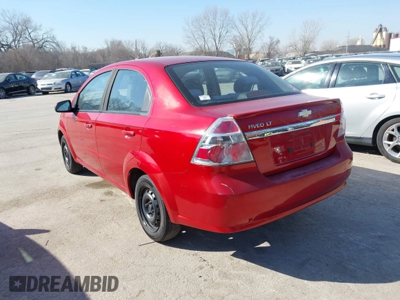 2010 Chevrolet Aveo 1LT with VIN KL1TD5DE9AB119215, listed as a IAAI auction lot 41789265 with 157,438 mi miles and . Bid and sale history available at DreamBid. Image 3.