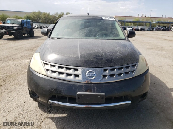 2006 Nissan Murano S with VIN JN8AZ08T86W400133, listed as a Copart auction lot 66763564 with 136,792 mi miles and Salvage Title. Bid and sale history available at carsss.com. Image 5.