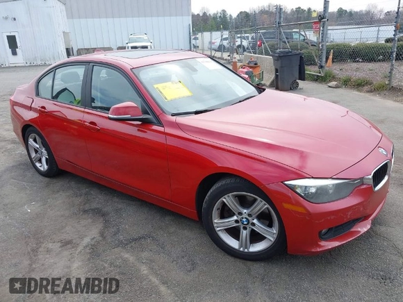 2014 BMW 3 Series 320i with VIN WBA3B1G52ENS78033, listed as a IAAI auction lot 41780475 with 138,987 mi miles. Bid and sale history available at carsss.com. Image 1.