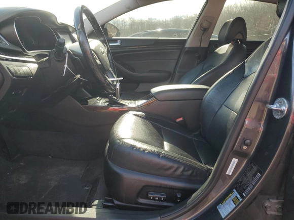 2015 Kia Cadenza Premium with VIN KNALN4D7XF5168637, listed as a Copart auction lot 46753885 with Not Provided miles and Clean Title. Bid and sale history available at carsss.com. Image 7.