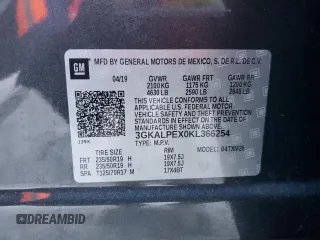 2019 GMC Terrain SLT z VIN 3GKALPEX0KL366254, wystawiony jako Copart lot #82898454 z przebiegiem 89 135 mil mil oraz Szkoda całkowita • Salvage title. Historia ofert i sprzedaży dostępna na DreamBid. Obrazek 13.