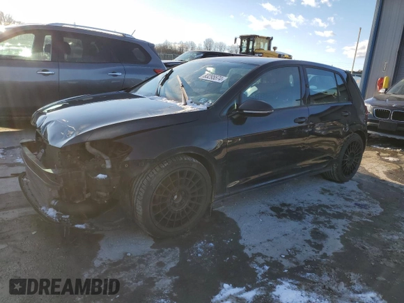 2015 Volkswagen Golf GTI SE with VIN 3VW5T7AU6FM008064, listed as a Copart auction lot 83295574 with 151,753 mi miles and Salvage Title. Bid and sale history available at carsss.com. Image 1.