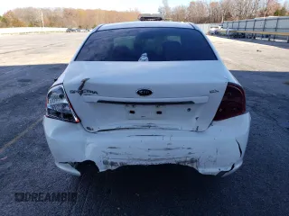 2009 Kia Spectra EX with VIN KNAFE221X95610496, listed as a Copart auction lot 82448784 with 206,627 mi miles and Salvage Title. Bid and sale history available at carsss.com. Image 6.