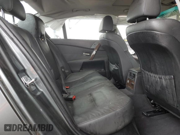 2005 BMW 5 Series 530i z VIN WBANA73555CR58878, wystawiony jako Copart lot #51302875 z przebiegiem 172 745 mil mil oraz Szkoda całkowita • Salvage title. Historia ofert i sprzedaży dostępna na DreamBid. Obrazek 11.