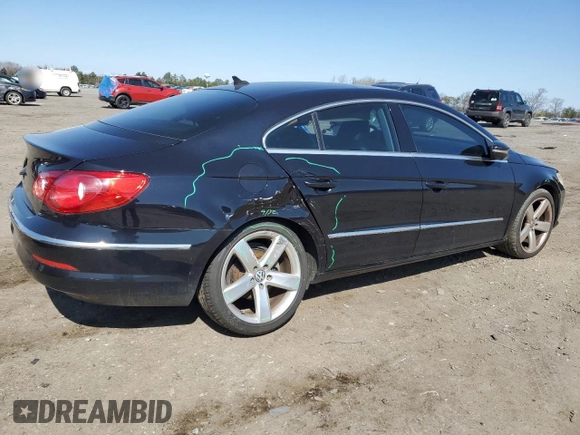 2012 Volkswagen CC Lux with VIN WVWHN7AN7CE511476, listed as a Copart auction lot 49406935 with 145,941 mi miles and Salvage Title. Bid and sale history available at carsss.com. Image 3.