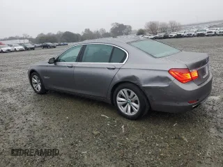 2012 BMW 7 Series 740Li with VIN WBAKB4C58CC576436, listed as a Copart auction lot 41396655 with 117,605 mi miles and Salvage title. Bid and sale history available at DreamBid. Image 2.