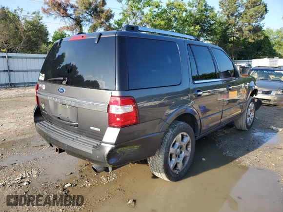 2015 Ford Expedition Limited with VIN 1FMJU2AT1FEF12516, listed as a Copart auction lot 60999455 with 166,243 mi miles and Salvage title. Bid and sale history available at DreamBid. Image 3.