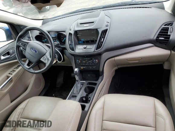 2017 Ford Escape SE with VIN 1FMCU0G99HUA25632, listed as a Copart auction lot 44786105 with 137,472 mi miles and Salvage Title. Bid and sale history available at DreamBid. Image 8.