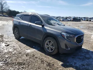 2020 GMC Terrain SLE with VIN 3GKALMEV3LL203614, listed as a Copart auction lot 46099155 with 67,160 mi miles and Salvage Title. Bid and sale history available at carsss.com. Image 4.
