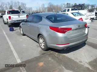 2011 Kia Optima LX with VIN KNAGM4A70B5081042, listed as a IAAI auction lot 41835721 with 203,609 mi miles and . Bid and sale history available at carsss.com. Image 3.