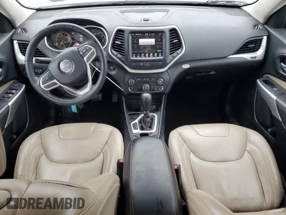 2017 Jeep Cherokee Limited with VIN 1C4PJLDS5HW642781, listed as a Copart auction lot 42055575 with 99,464 mi miles and Salvage Title. Bid and sale history available at carsss.com. Image 8.