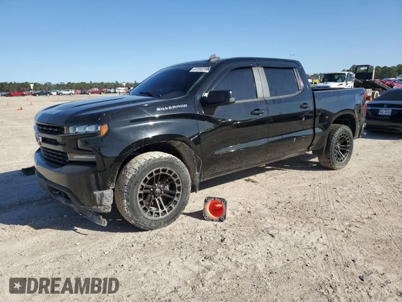 2020 Chevrolet Silverado 1500 RST with VIN 3GCPWDED5LG214689, listed as a Copart auction lot 87282244 with 96,428 mi miles and Non Repairable. Bid and sale history available at DreamBid. Image 1.