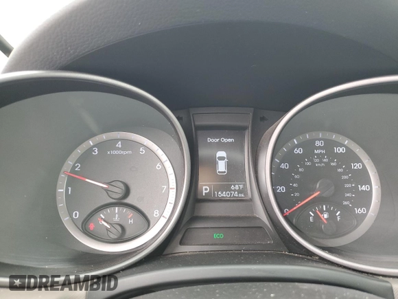 2014 Hyundai Santa Fe with VIN 5XYZTDLB6EG175759, listed as a Copart auction lot 59322125 with 154,074 mi miles and Salvage title. Bid and sale history available at DreamBid. Image 9.