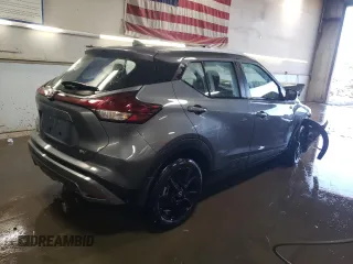 2024 Nissan Kicks SV with VIN 3N1CP5CV9RL471869, listed as a Copart auction lot 48677225 with 13,213 mi miles and Salvage Title. Bid and sale history available at carsss.com. Image 3.