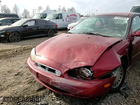 1999 Mercury Sable GS with VIN 1MEFM50U0XA660783, listed as a Copart auction lot 45947104 with 183,026 mi miles and Non Repairable. Bid and sale history available at DreamBid. Image 10.