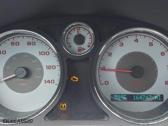 2009 Pontiac G5 GT with VIN 1G2AT18H797147694, listed as a IAAI auction lot 41996093 with 164,747 mi miles. Bid and sale history available at carsss.com. Image 7.