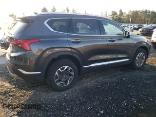2023 Hyundai Santa Fe Hybrid Blue with VIN 5NMS2DA18PH015924, listed as a Copart auction lot 80887024 with 4,863 mi miles and Salvage Title. Bid and sale history available at carsss.com. Image 3.