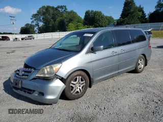 2007 Honda Odyssey EX with VIN 5FNRL384X7B030402, listed as a Copart auction lot 57471715 with Not provided miles and Salvage title. Bid and sale history available at DreamBid. Image 1.