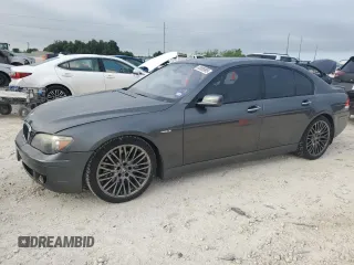 2006 BMW 7 Series 750i with VIN WBAHL835X6DT05231, listed as a Copart auction lot 52806995 with 101,357 mi miles and Salvage Title. Bid and sale history available at carsss.com. Image 1.