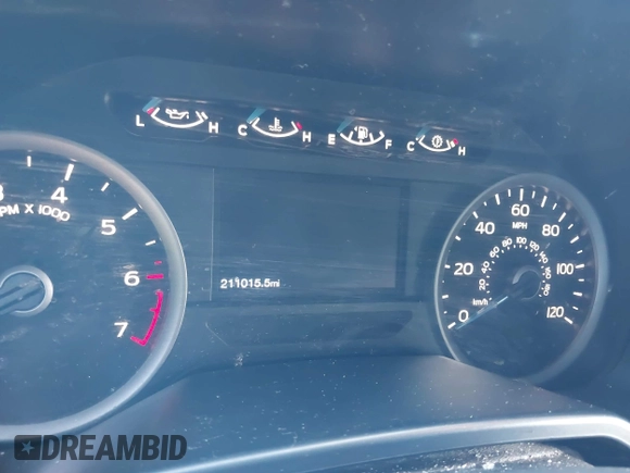 2016 Ford F-150 XL with VIN 1FTEW1CG4GKE46007, listed as a IAAI auction lot 41342218 with 211,015 mi miles and . Bid and sale history available at carsss.com. Image 7.