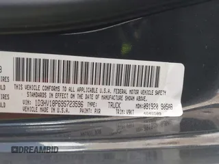 2009 Dodge 1500 TRX with VIN 1D3HV18P69S723596, listed as a IAAI auction lot 41908314 with 95,076 mi miles and . Bid and sale history available at carsss.com. Image 9.