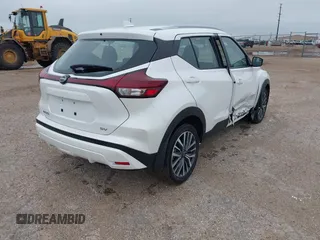 2023 Nissan Kicks SV with VIN 3N1CP5CV2PL470060, listed as a IAAI auction lot 42442763 with 35,827 mi miles and . Bid and sale history available at DreamBid. Image 4.
