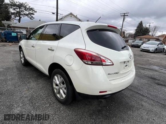 2012 Nissan Murano S with VIN JN8AZ1MW1CW210109, listed as a Copart auction lot 49190345 with 154,924 mi miles and Clean Title. Bid and sale history available at DreamBid. Image 3.